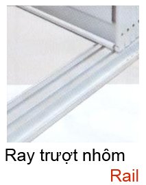 ray trượt nhôm MCF1